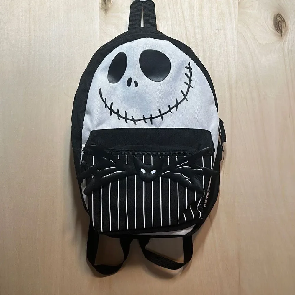 Flip Pak Disney Nightmare Before Christmas Reversible Backpack Jack Jack & Sally
